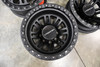 17" Vision HD 408 Manx 2 Dually Satin Black Front Wheel 17x6.5 8x210 Rim 121.35mm
