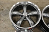 18" Vision Muscle 142 Legend Gunmetal Machined Lip Wheel 18x8.5 5x115 Rim 10mm