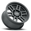 17" Vision Off-Road 355 Manx 2 Overland Satin Black Wheel 17x9 5x5.5 -12mm Rim