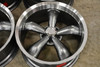 18" Vision American Muscle 142 Legend Gunmetal Machined Lip 18x8.5 5x5 10mm Rim