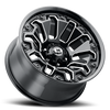 20" Vision 362 Armor Black Milled Spoke Black Bolt Wheel 20x10 6x5.5 Rim -25mm