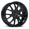 17" Vision Street 18 Hellion Gloss Black Wheel 17x7.5 5x4.5 (5x114.3) Rim 40mm