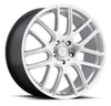 20" Vision 426 Cross Hyper Silver 20x8.5 Wheel 5x115 20mm Rim