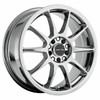 17" Vision Street 425 Bane Chrome Wheel 17x7 5x110 Rim 38mm