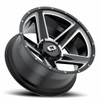 18" Vision HD 390 Empire Gloss Black Milled Spoke Wheel 18x9 5x4.5 Rim 18mm