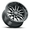 22" Vision 402 Riot Gloss Black Machined Face Wheel 22x10 6x135 Truck Rim -19mm