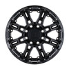 Level 8 Slingshot 16x8.5 6x135 Matte Black Wheel 16" -10mm Truck Rim