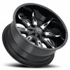 17" Vision 423 Manic Gloss Black Machined Face 17x9 Wheel 8x6.5 (8x165.1) -12mm Rim