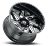 24" Vision Off-Road 361 Spyder Black Milled Spoke Wheel 24x12 8x6.5 -51mm Rim