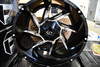 Set 4 17" Vision 422 Prowler Gloss Black Machined Face 17x9 Wheels 6x135 12mm Rims