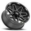 12" Vision ATV 416 Se7en Matte Black Wheel 12x7 4x110 Rim 2.5mm