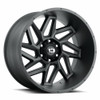 Set 4 22" Vision Off-Road 361 Spyder Satin Black Wheels 22x14 5x5.5 -76mm Rims
