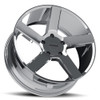 22" Vision Street 472 Switchback Chrome Wheel 22x9.5 6x5.5 30mm For Chevy GMC