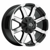 Set 4 18" Vision 413 Valor Gloss Black Machined Face 18x8.5 Wheels 6x135 0mm Rims