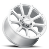20" Vision Off-Road 353 Turbine Winter Paint-Silver Wheel 20x9 6x5.5 Rim 18mm