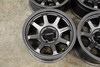 17" Vision Off-Road 351 Flow Satin Grey Wheel 17x9 5x5.5 Lifted Truck Rim -12mm