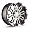 15" Vision 375 Warrior Gloss Black Machined Face Wheel 15x7.5 6x5.5 Rim -12mm