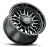 20" Vision Off-Road 402 Riot Gloss Black Machined Face Wheel 20x9 8x6.5 Rim 12mm