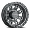 17" Vision HD 408 Manx 2 Dually Satin Grey Rear Wheel 17x6.5 8x170 Rim -143.35mm
