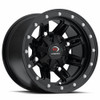 12" Vision ATV 550 Five-Fifty Matte Black Wheel 12x8 5x4.5 (5x114.3) Rim -10.2mm