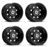 Set 4 15" Vision 531 Sport Lite Gloss Black 15x4 Wheels 4x4.25 (4x108) -19mm Rims