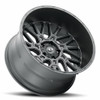 22" Vision Off-Road 404 Brawl Satin Black Wheel 22x14 6x5.5 Lifted Rim -76mm