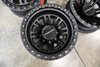 17" Vision HD 408 Manx 2 Dually Satin Black Rear Wheel 17x6.5 8x210 Rim -143.35mm