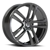 Set 4 20" Vision 475 Clutch Gunmetal 20x9 Wheels 5x112 32mm Rims