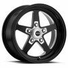 Set 4 17" Vision American Muscle 571 Sport Star II Black 17x4.5 5x4.5 Rims -24mm