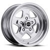 Set 4 15" Vision American Muscle 521H Nitro Polished Wheel 15x4 5x4.75 Rim -19mm
