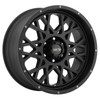Set 4 20" Vision Off-Road 412 Rocker Satin Black Wheels 20x9 6x135 Rims 12mm