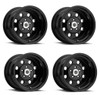 Set 4 15" Vision American Muscle 531 Sport Lite Gloss Black 15x10 5x4.5  -25mm