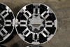 Set 4 20" Vision 375 Warrior Gloss Black Machined Face Wheels 20x9 8x170 18mm
