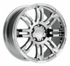 Set 4 16" Vision Off-Road 375 Warrior Chrome Wheels 16x6.5 5x130 Rims 45mm