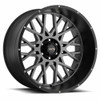 22" Vision 412 Rocker Anthracite with Satin Black Lip Wheel 22x12 5x5 Rim -51mm