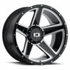 Set 4 15" Vision HD 390 Empire Gloss Black Milled Spoke Wheels 15x6 6x5.5 0mm Set 4 15" Vision HD 390 Empire Gloss Black Milled Spoke Wheels 15x6 6x5.5 0mm
