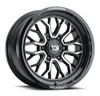 Set 4 18" Vision 402 Riot Gloss Black Machined Face Wheels 18x9 6x135 Rims 12mm
