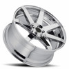 17" Vision 9042V Chrome 17x8 Wheel 6x5.5 (6x139.7) 30mm Rim