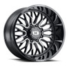 Set 4 22" Vision 402 Riot Gloss Black Machined Face Wheels 22x12 8x170 Rim -51mm