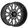 Set 4 20" Vision 412 Rocker Anthracite Satin Black Lip Wheels 20x12 6x5.5 -51mm