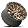 Set 4 17" Vision 405 Korupt Satin Bronze 17x9 Wheels 5x4.5 (5x114.3) 12mm Rims