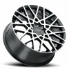 20" Vision Street 474 Recoil Gloss Black Machined Face Wheel 20x8.5 5x112 35mm