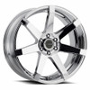 Set 4 17" Vision 9042V Chrome 17x8 Wheels 6x5 (6x127) 30mm Rims