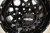 Set 4 22" Vision Off-Road 412 Rocker Gloss Black Wheels 22x10 6x5.5 Rims -19mm