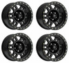 Set 4 18" Vision Off-Road 398 Manx Matte Black Wheels 18x9 5x5 Truck Rims 18mm Set 4 18" Vision Off-Road 398 Manx Matte Black Wheels 18x9 5x5 Truck Rims 18mm