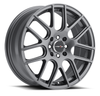 Set 4 15" Vision Street 426H Cross Gunmetal Wheels 15x6.5 5x112 Rims 38mm