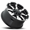 Set 4 16" Vision 413 Valor Gloss Black Machined Face 16x8 Wheels 8x170 0mm Rims