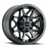 Set 4 14" Vision ATV 416 Se7en Matte Black Wheels 14x7 4x136 Rims 38.1mm