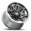 Set 4 14" Vision ATV 416 Se7en Gunmetal Wheels 14x7 4x136 Rims 2.5mm