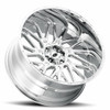 22" Vision 404 Brawl Chrome 22x14 Wheel 5x5.5 (5x139.7) -76mm Rim